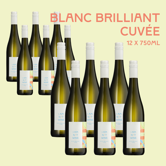 Bundle I Blanc Brilliant Cuvée I alkoholfreier Weißwein I 12 x 750ml