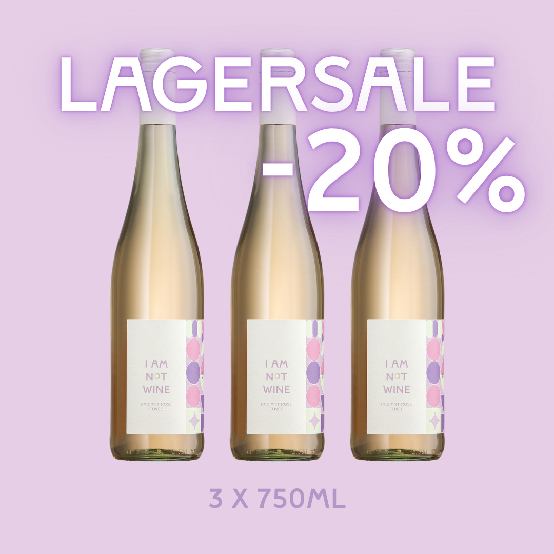 Lagersale -20% I Radiant Rosé Cuvée I Alkoholfreier Roséwein I 3 x 750ml