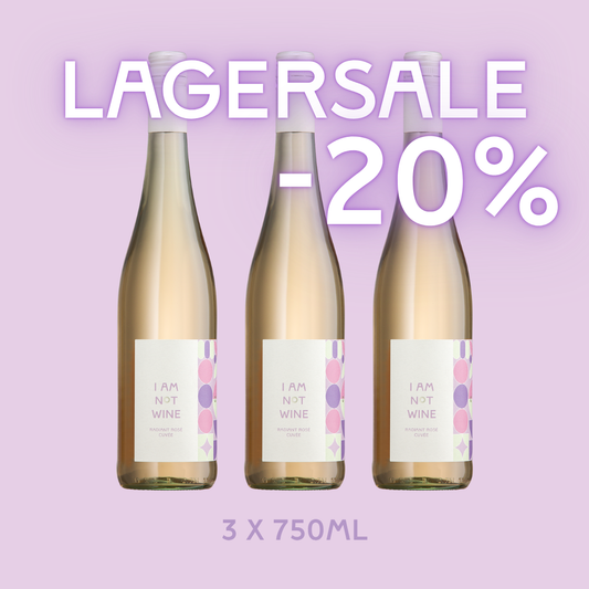 Lagersale -20% I Radiant Rosé Cuvée I Alkoholfreier Roséwein I 3 x 750ml