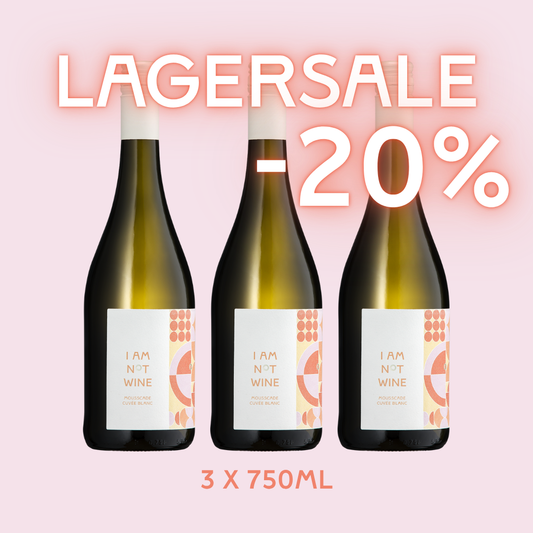 Lagersale -20% I Mousscade Cuvée Blanc I alkoholfreier Secco I 3 x 750ml