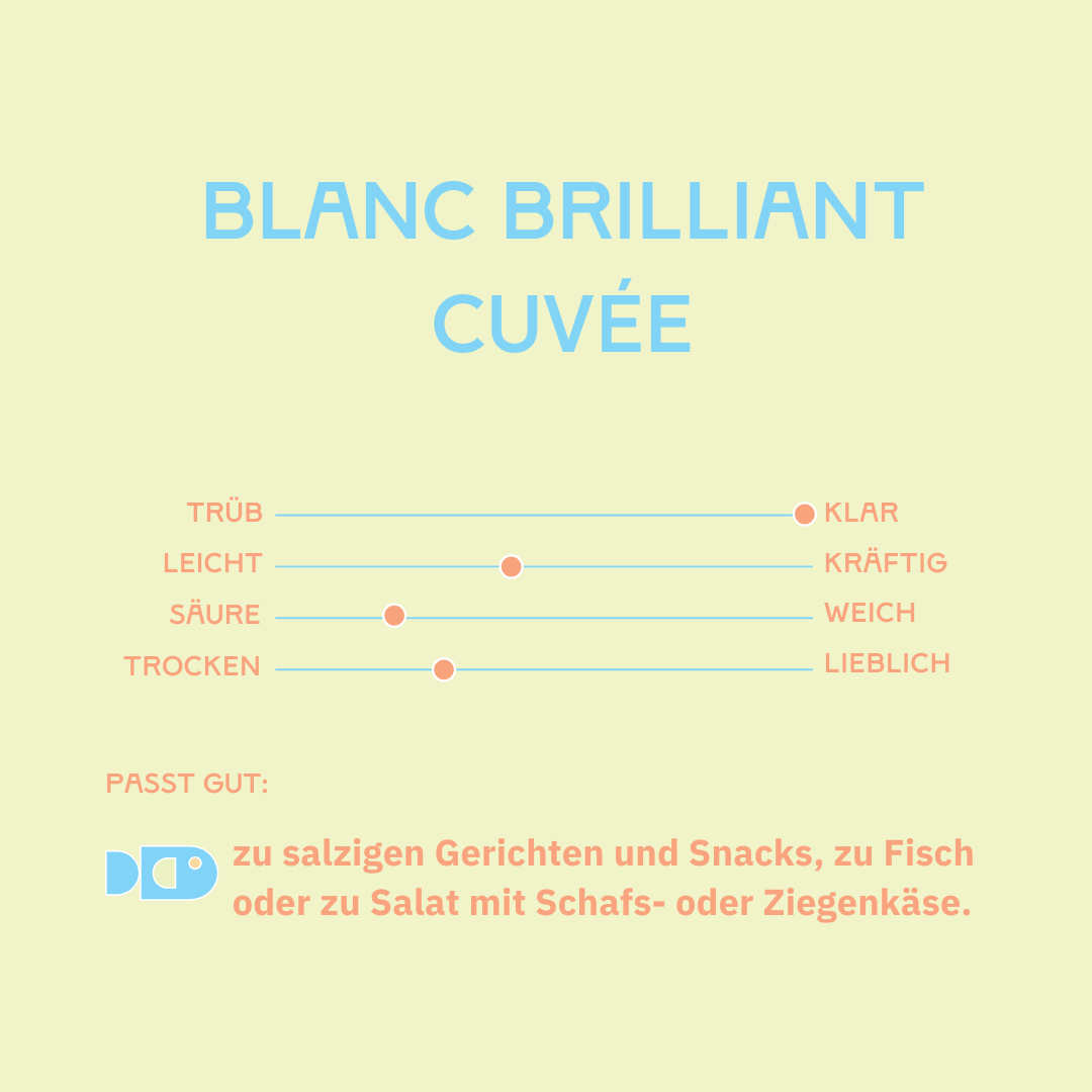 B-WARE SALE: Blanc Brilliant Cuvée weiß