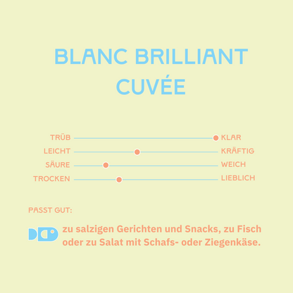 B-Ware Bundle I Blanc Brilliant Cuvée I alkoholfreier Wein I 750ml