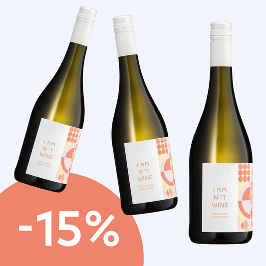 Bundle I Mousscade Cuvée Blanc I alkoholfreier Secco I 3 x 750ml