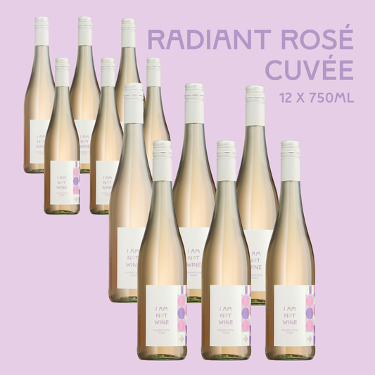 Bundle I Radiant Rosé Cuvée I Alkoholfreier Roséwein I 12 x 750ml