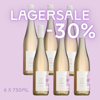Lagersale -30% I Radiant Rosé Cuvée I Alkoholfreier Roséwein I 6 x 750ml