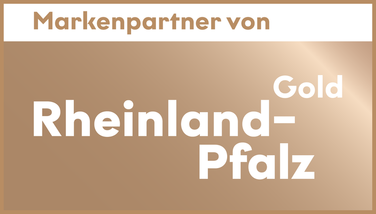 Das Markenpartnerlogo von Rheinland-Pfalz Gold
